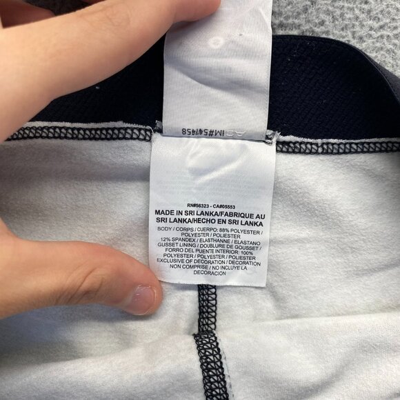 Nike pro Womens leggings printed black blue skinny athletic size small - Picture 8 of 10